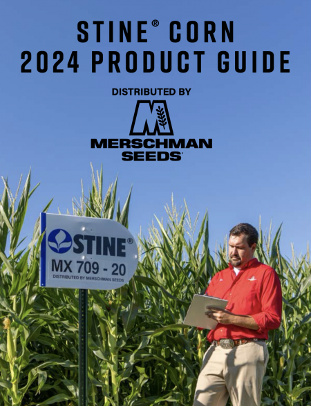 Cover Photo for 2024 Stine® Corn Product Guide distributed by Merschman Seeds