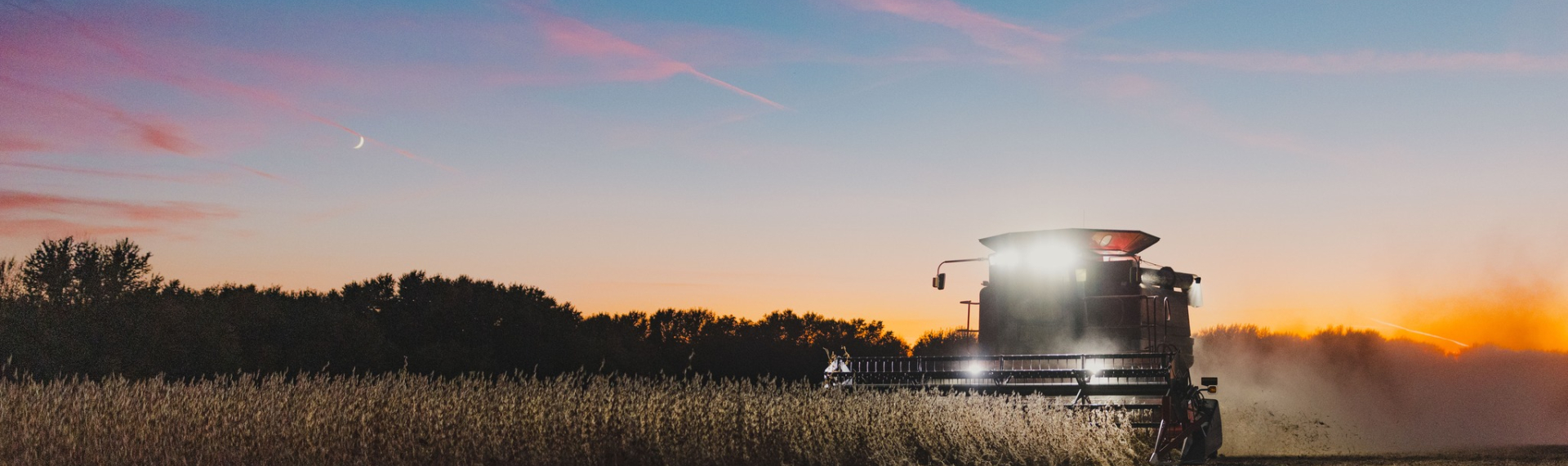 Merschman employee speaking in front of rows of corn.
